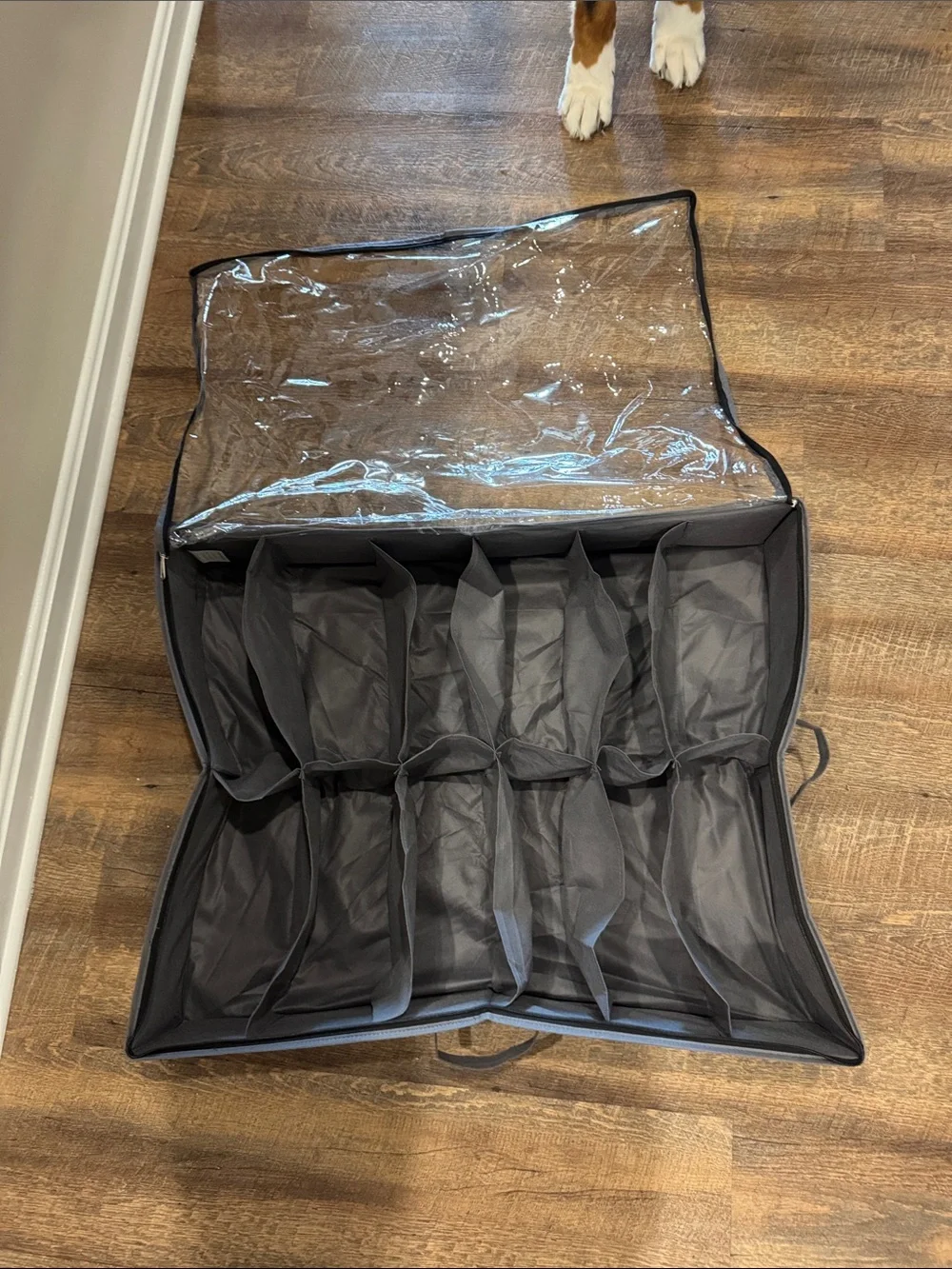 Gray Clear-Top Shoe & Accessory Organizer - Home Storage